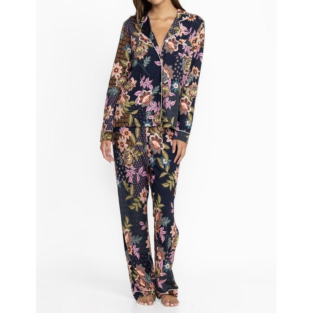 Johnny Was Carly Pajama Set Delfino Plus 1X Floral Lounge Lightweight Cozy